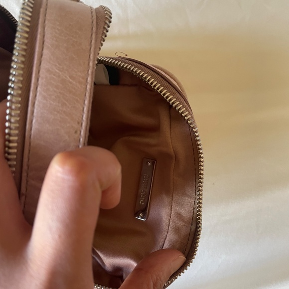 MIU MIU Nappa Matelasse Lux Camera Bag Mughetto - Picture 9 of 12